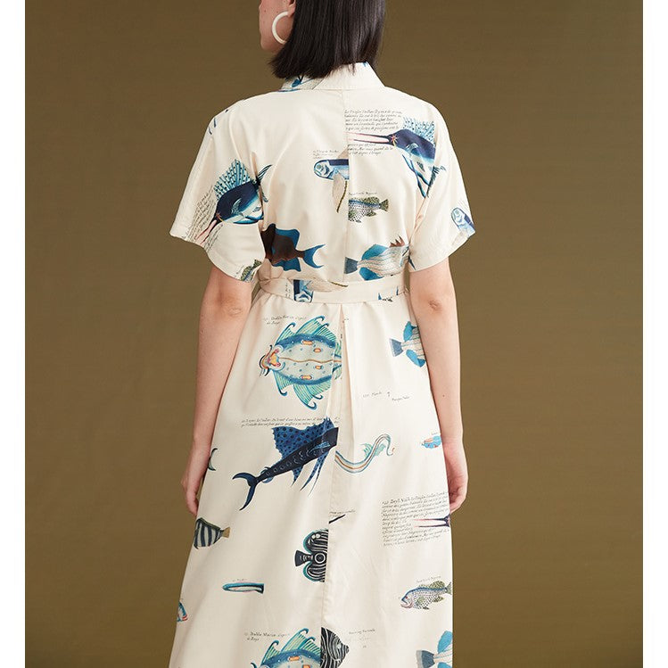 Fish picture book dress – remulia