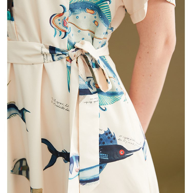 Fish picture book dress