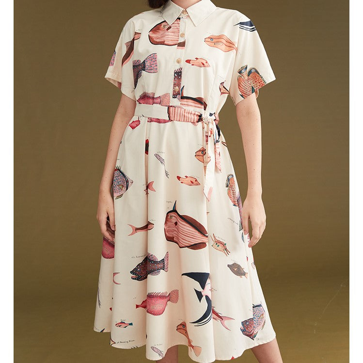 Fish picture book dress – remulia