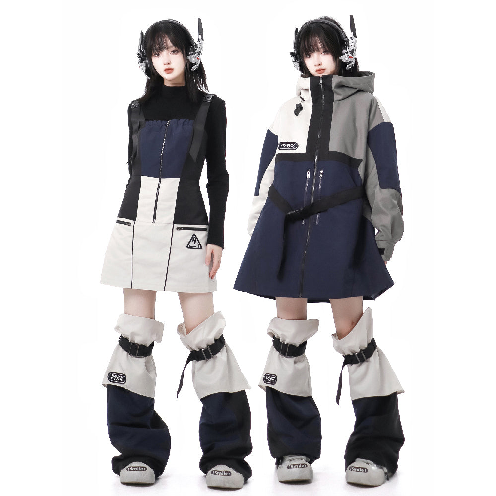 Mechanical and Futuristic Girls Tops and Bottoms