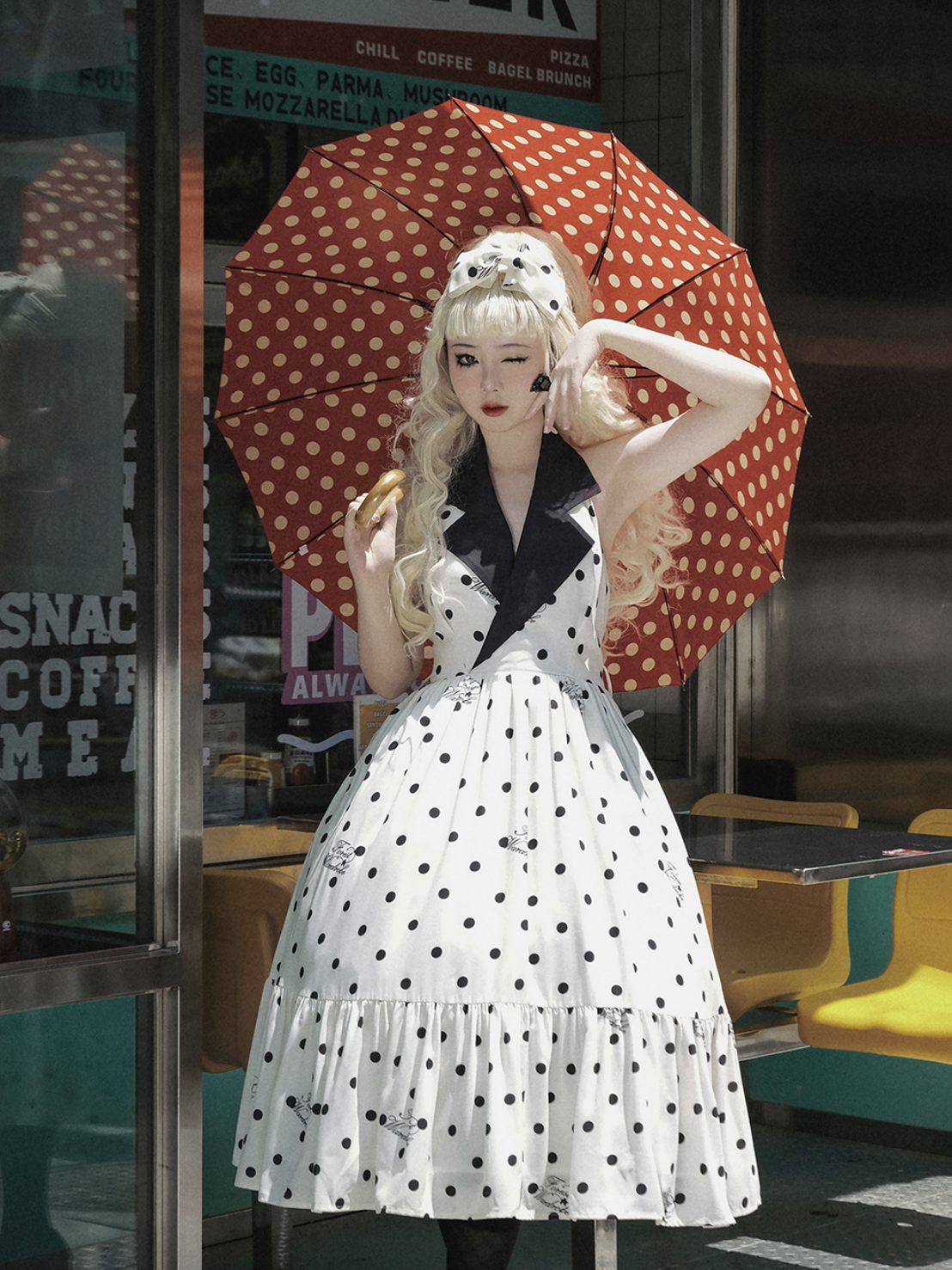 Retro polka 2025 dot dress