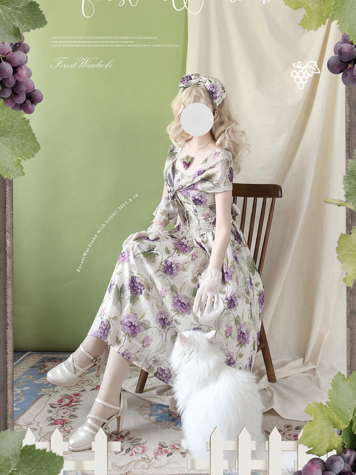 Purple Grape Classical Strap Dress – remulia