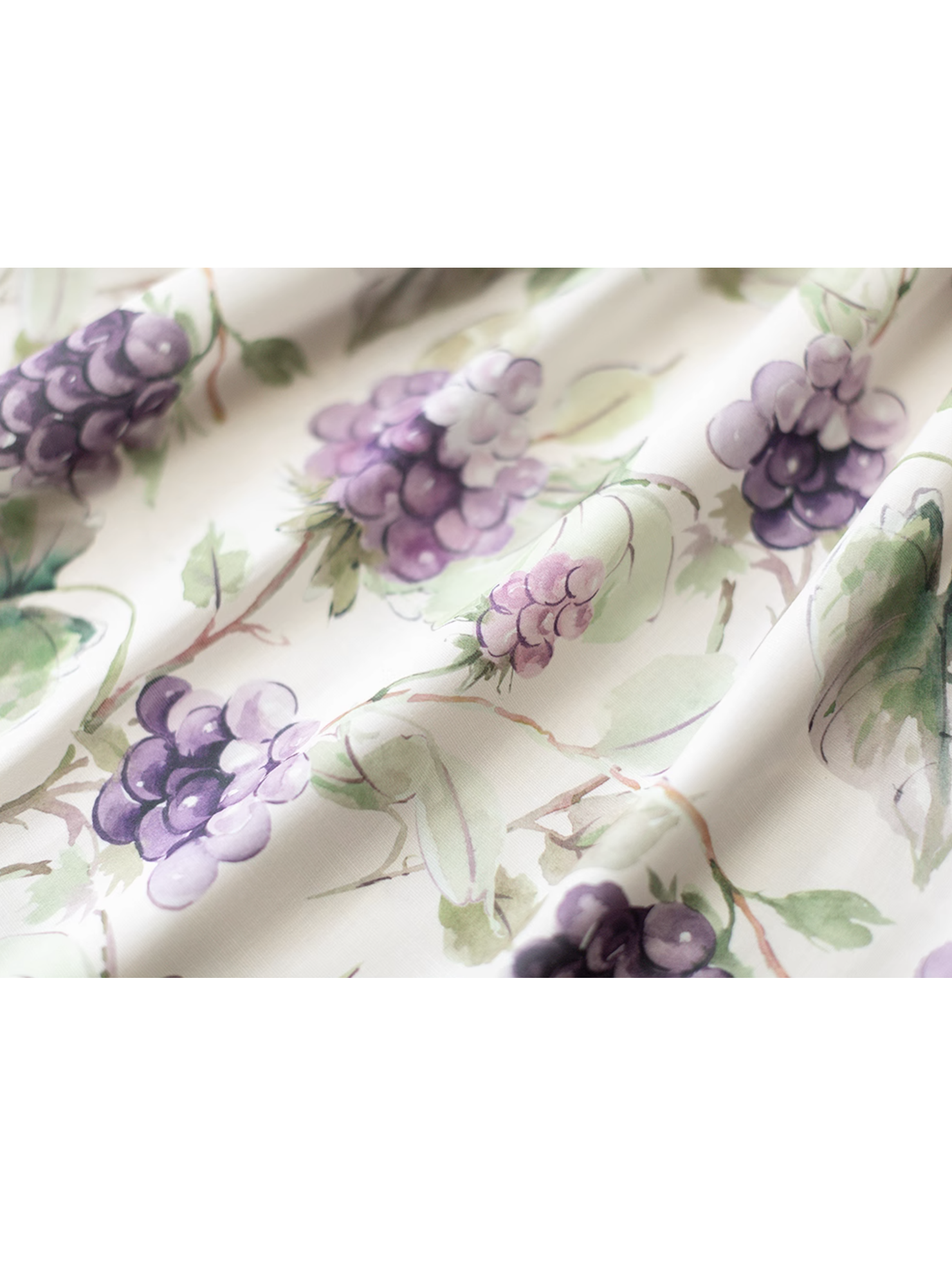 紫葡萄の水彩画クラシカルジャンパースカート