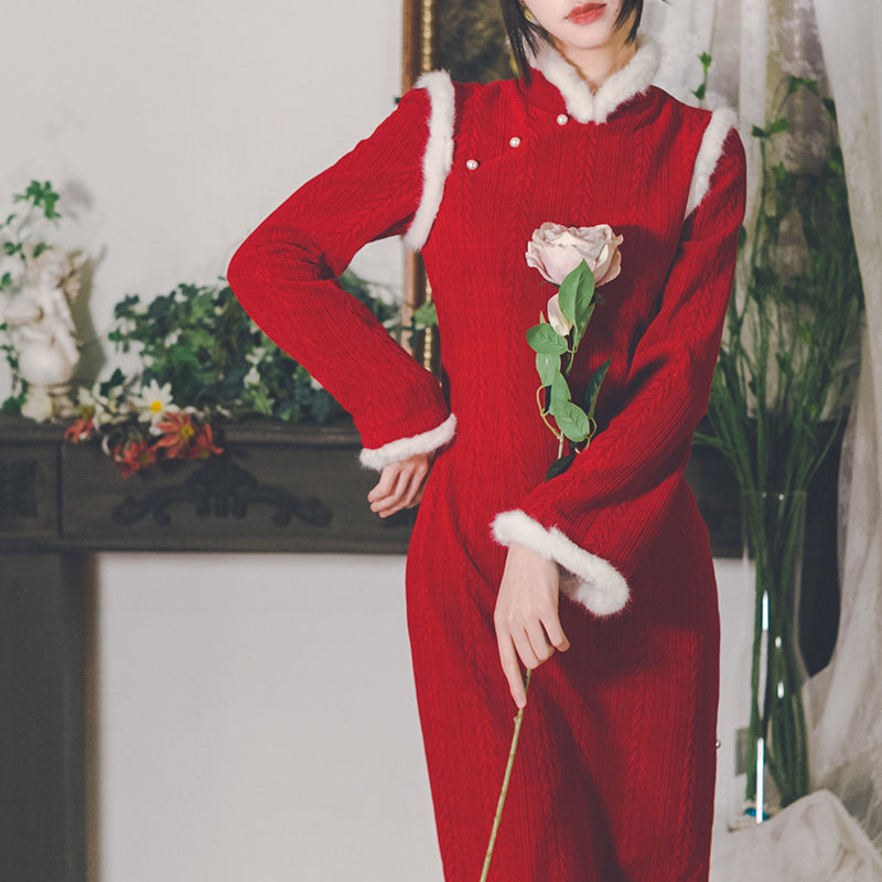 white christmas dresses Christmas color tight knit dress white christmas dresses Christmas color tight knit dress