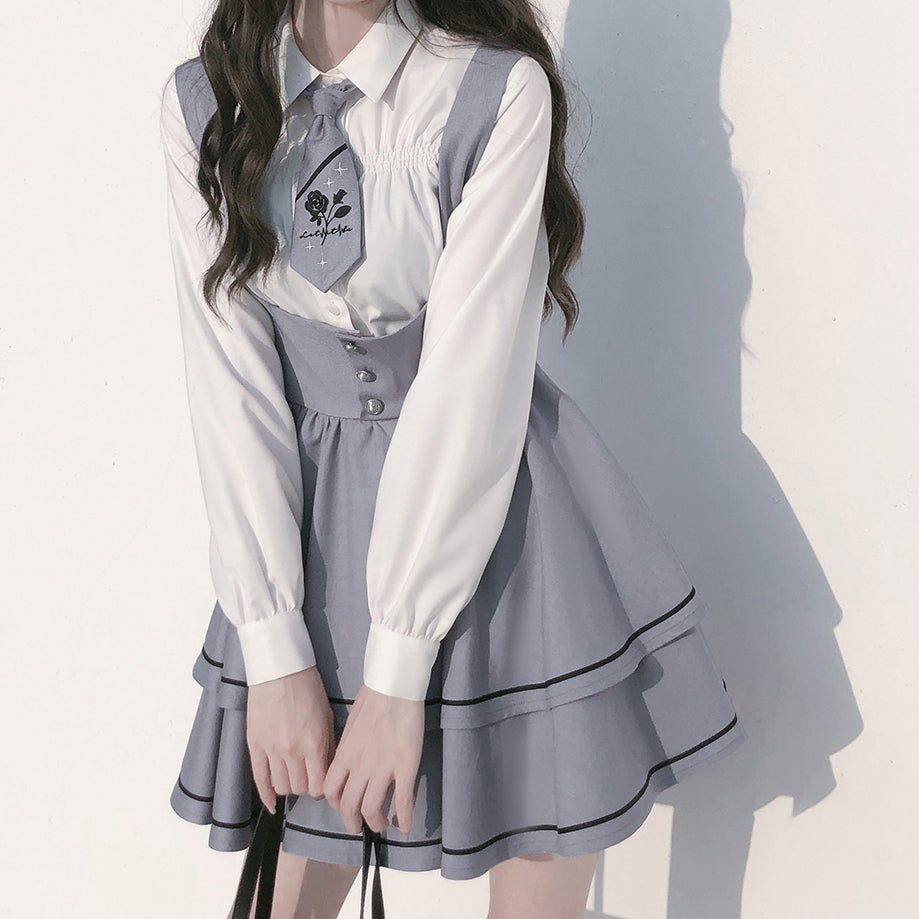 literary girl jumper skirt ＆ blouse（予約商品：30日以内に発送）