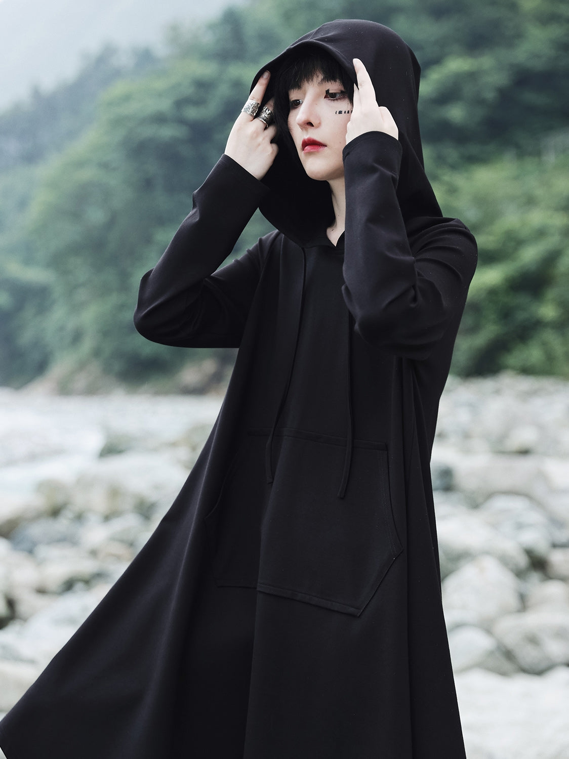 black witch hoodie dress remulia black witch hoodie dress remulia