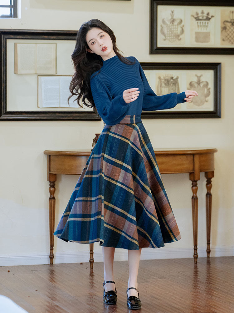 Sweater with 2025 skirt vintage