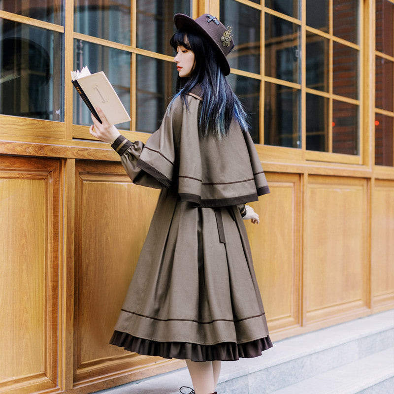 British literary girl classical dress and classical cape – remulia