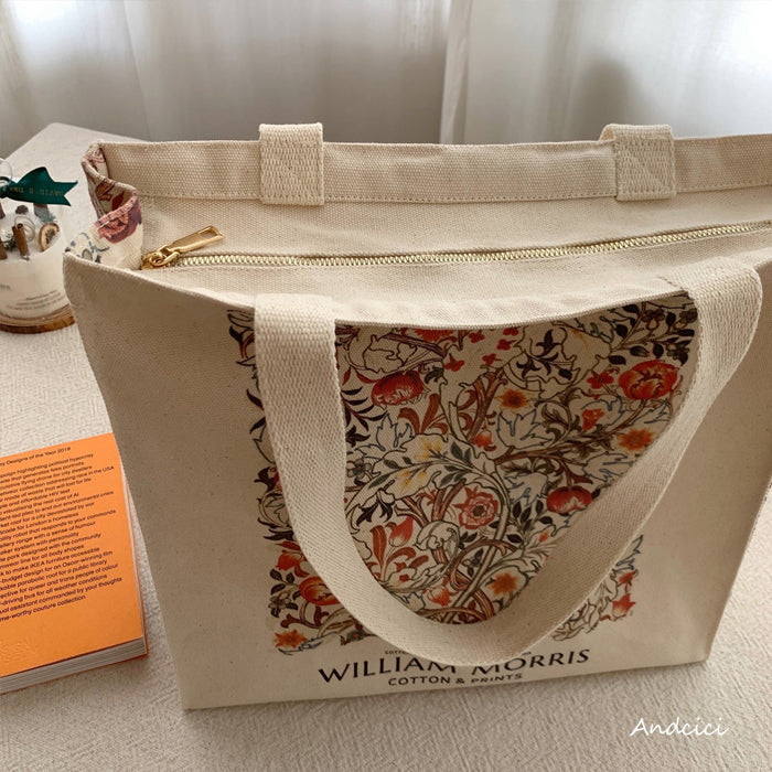 William Morris Flower Patternトートバッグ