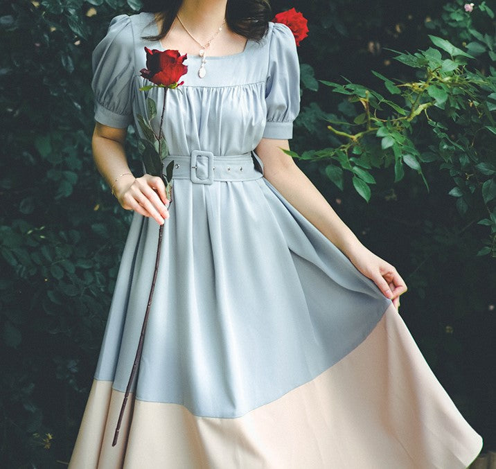 sky blue princess retro dress – remulia