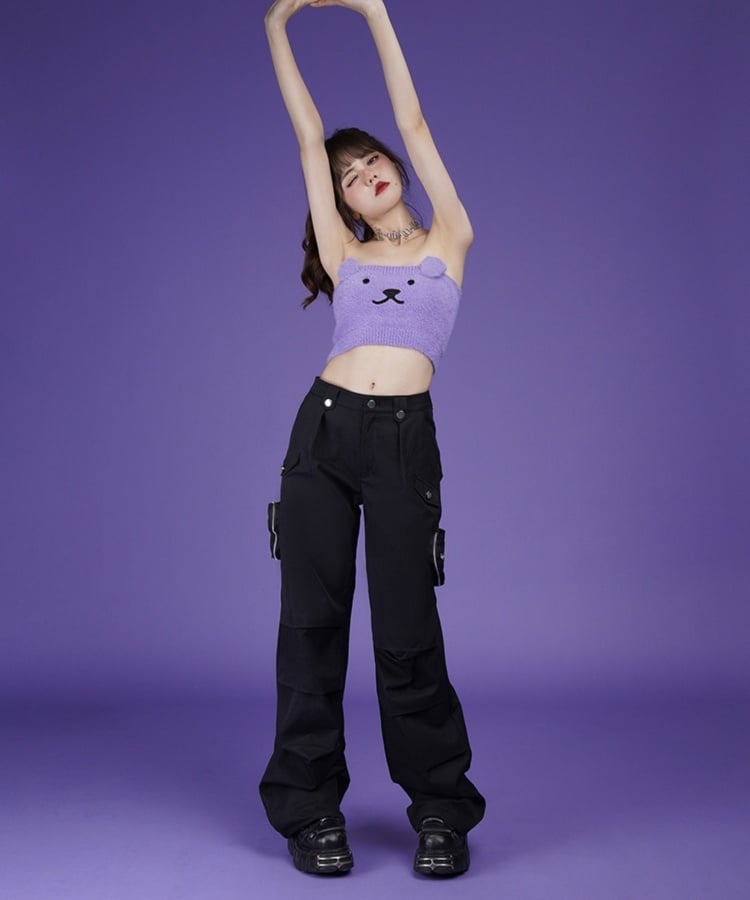 Rose blackpink hot sale cargo pants