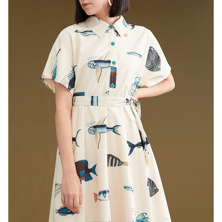 Fish picture book dress – remulia