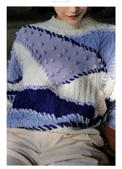 かぎ針編みニットセーター