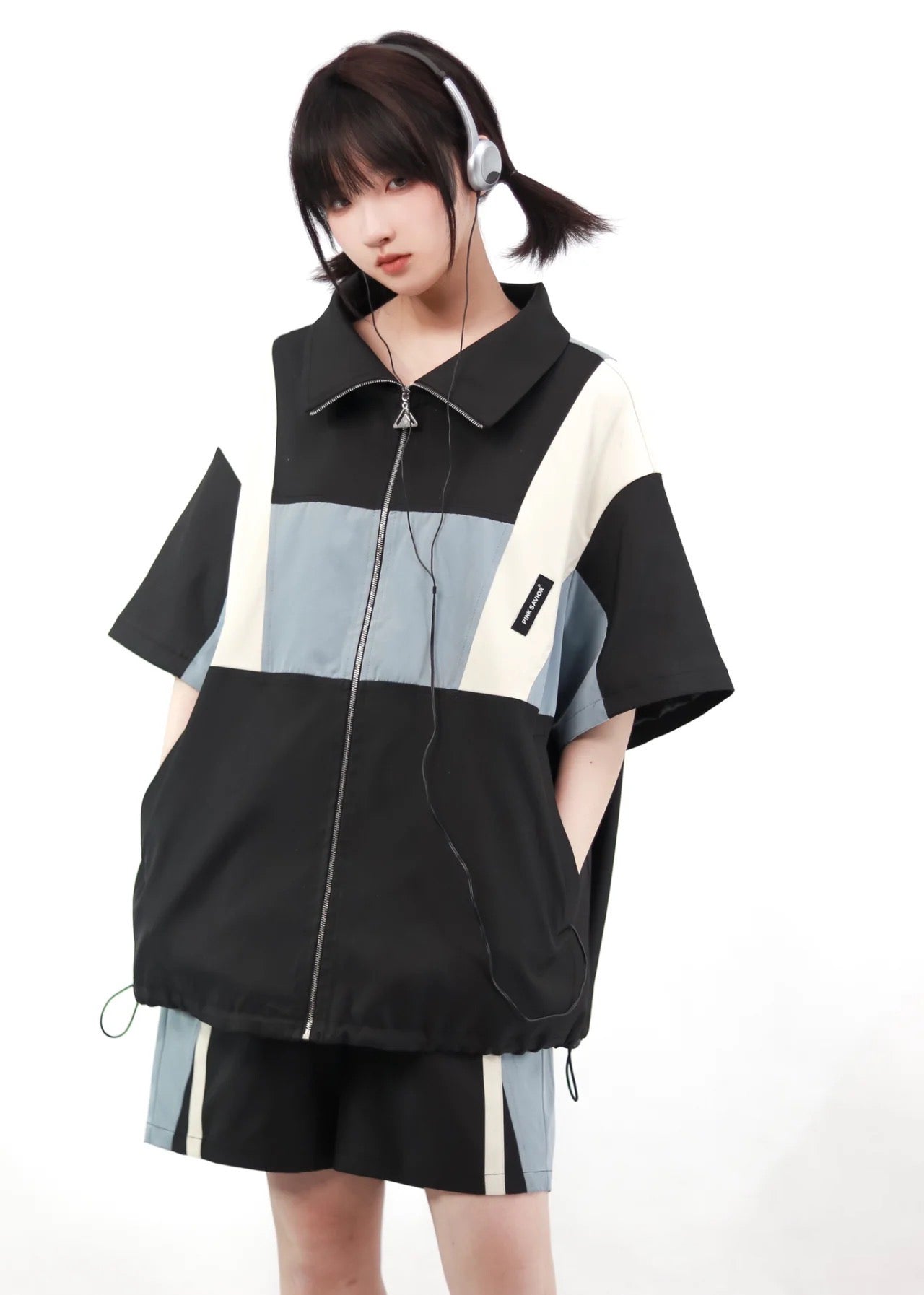 Sporty Mountain Jacket and Casual Half Pants and Half Skirt