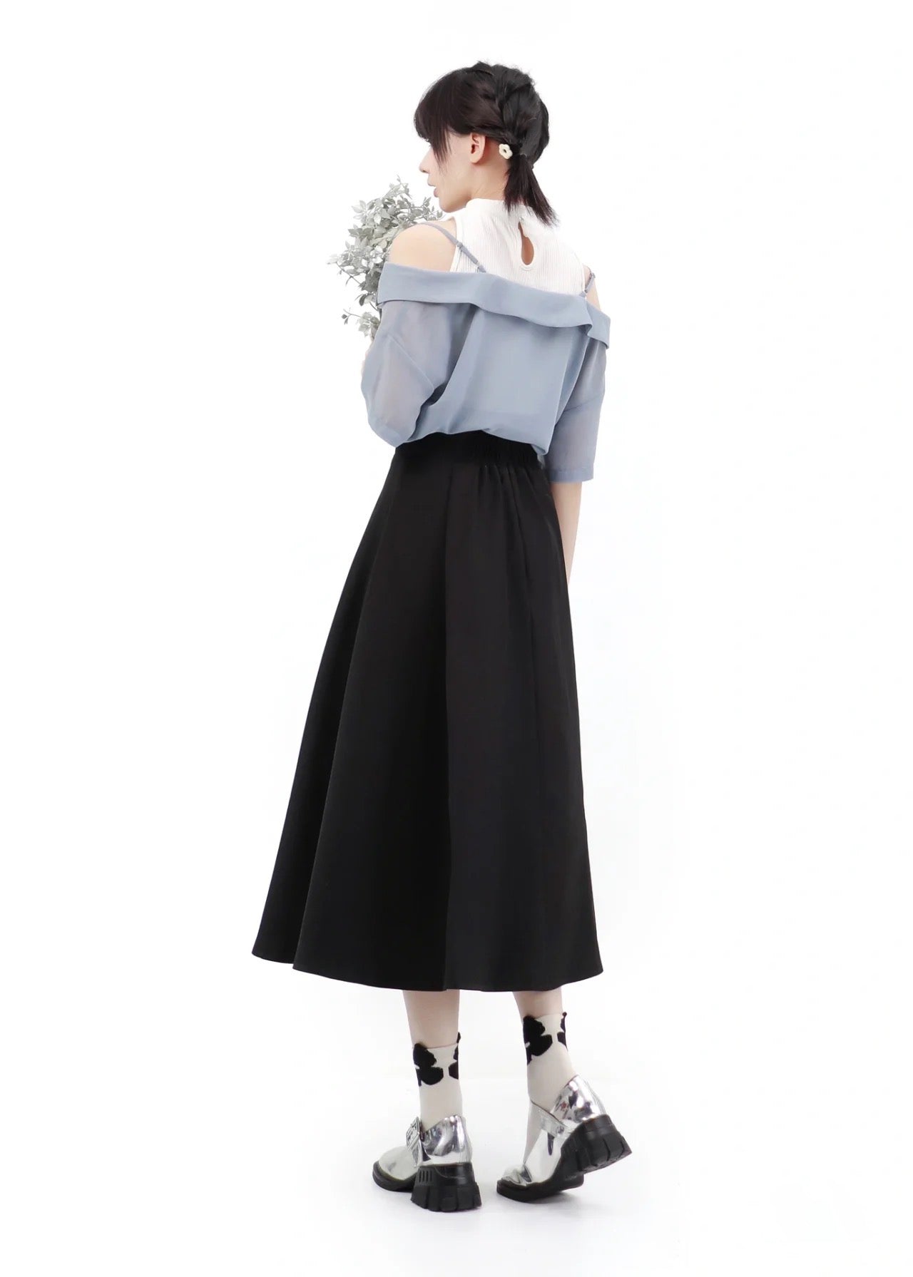 High-waist skirt jumper hotsell