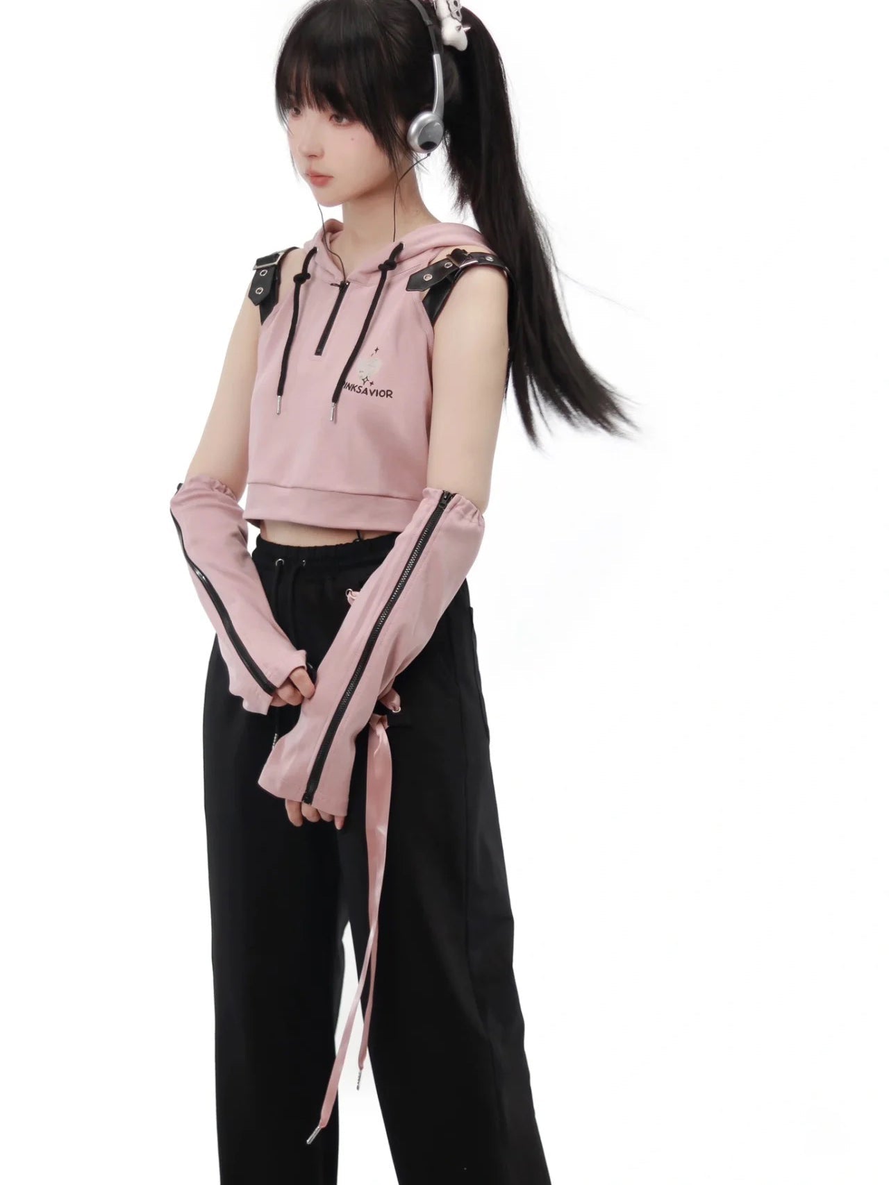 Maiden in love T-shirt, Long pants, Short top and Short Culotte