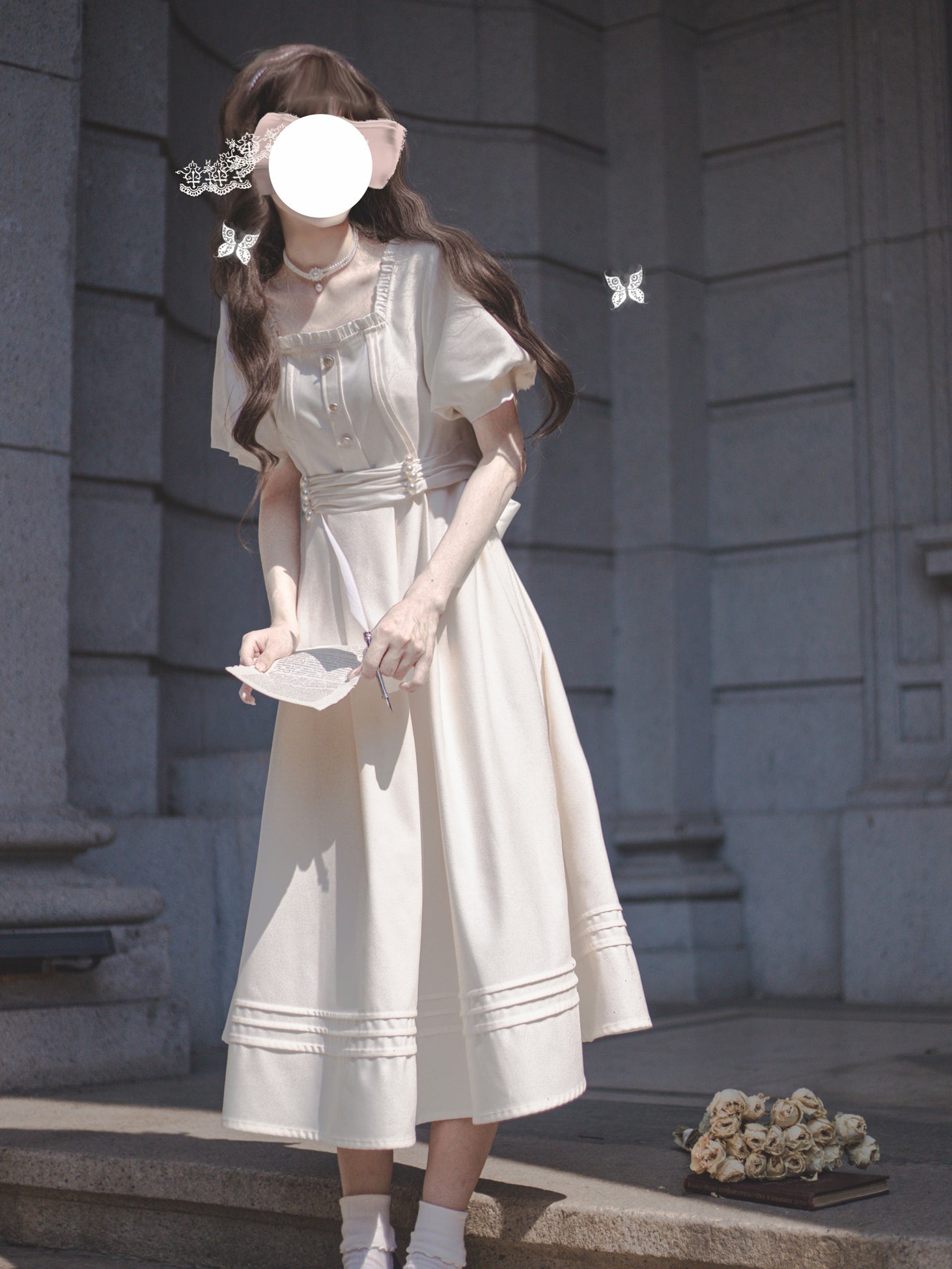 classical dresses Classic Supermodel Dress in Noir S (PREORDER)