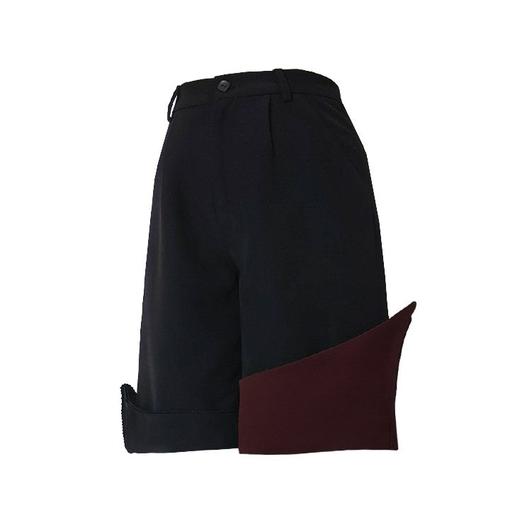 黒騎士のブラックハーフパンツ