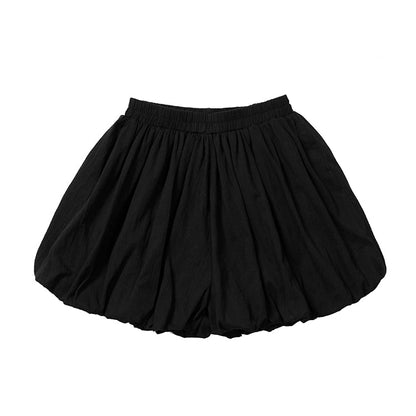 Cotton jacquard three-dimensional pleated bloomers shorts