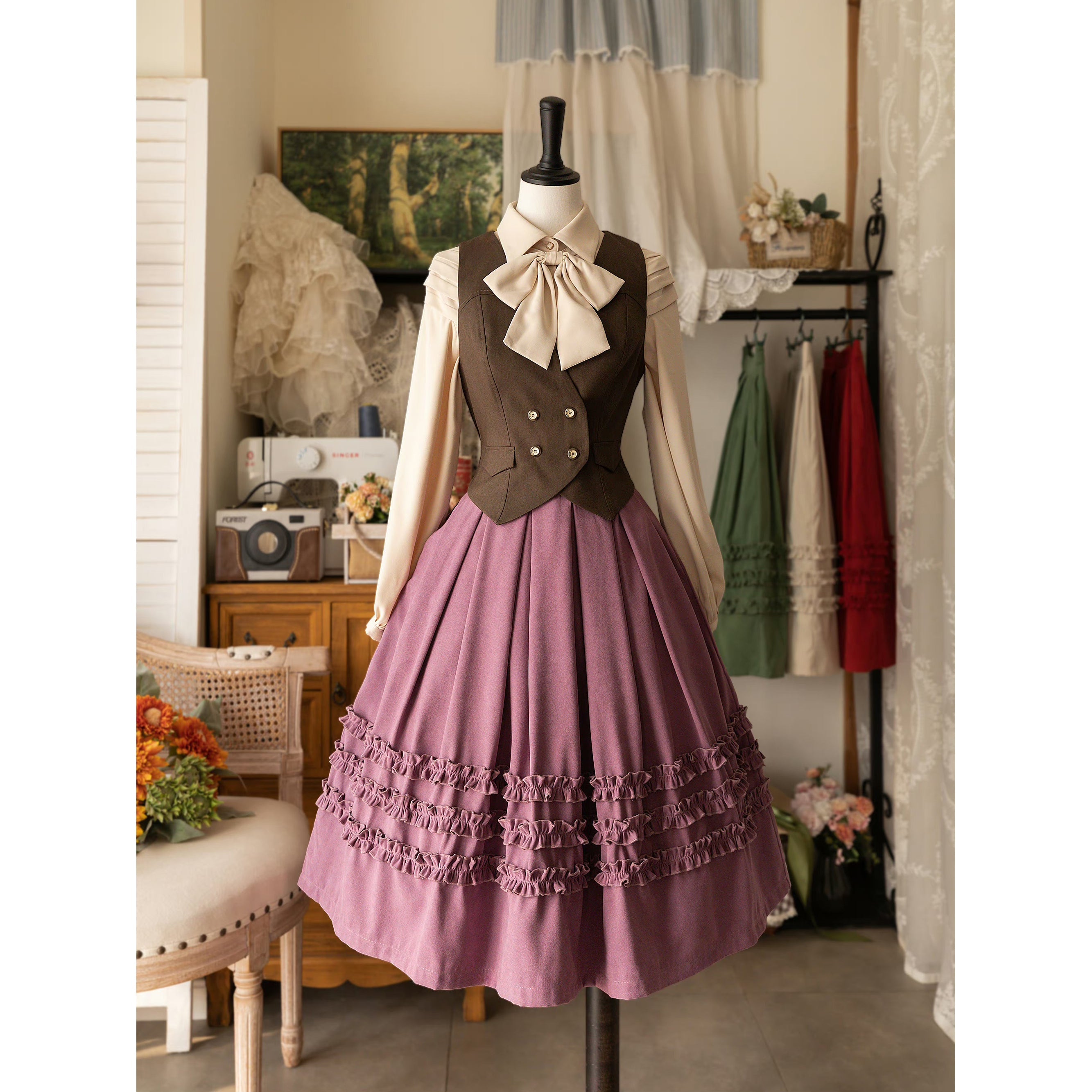 フォクシー Skirt Umbrella フォクシー Skirt Umbrella Elegant Umbrella Skirt: Womens