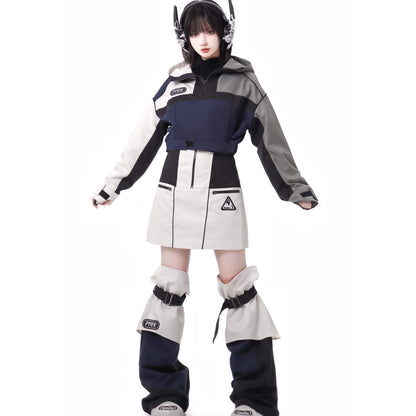 Mechanical and Futuristic Girls Tops and Bottoms