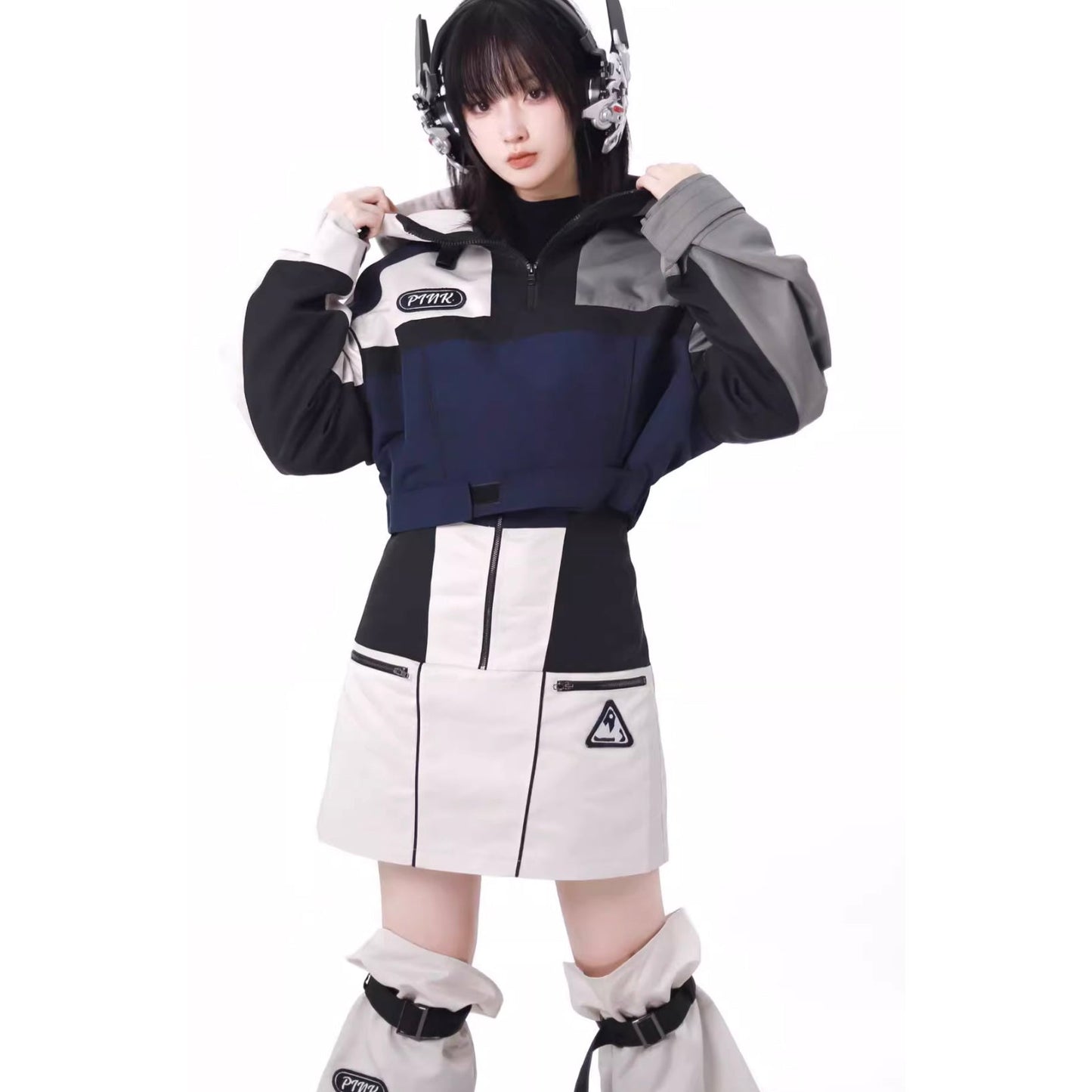 Mechanical and Futuristic Girls Tops and Bottoms