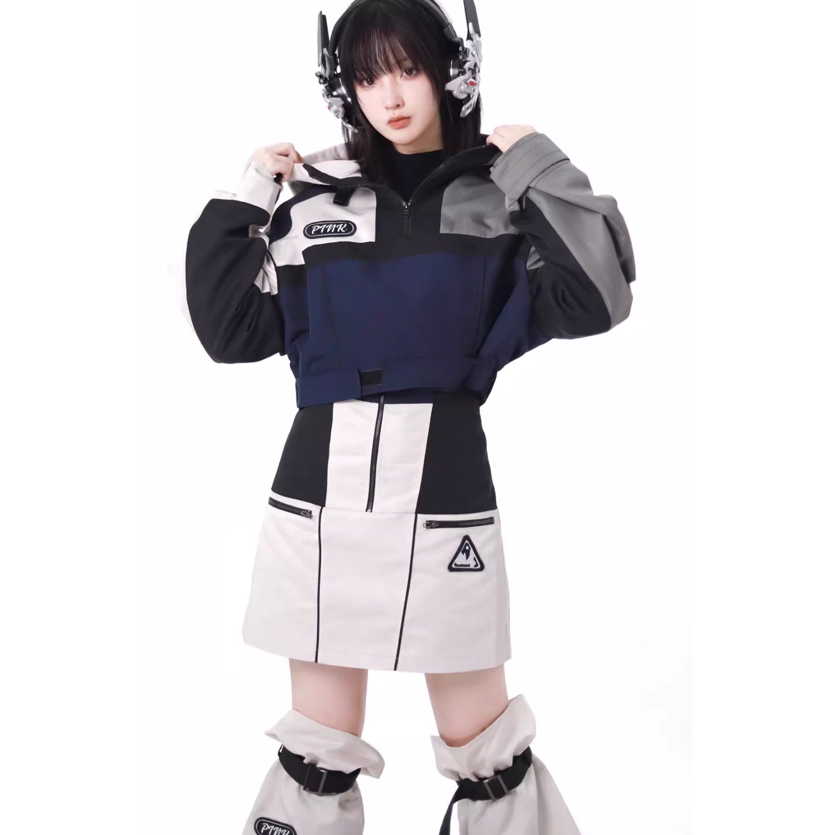 Mechanical and Futuristic Girls Tops and Bottoms