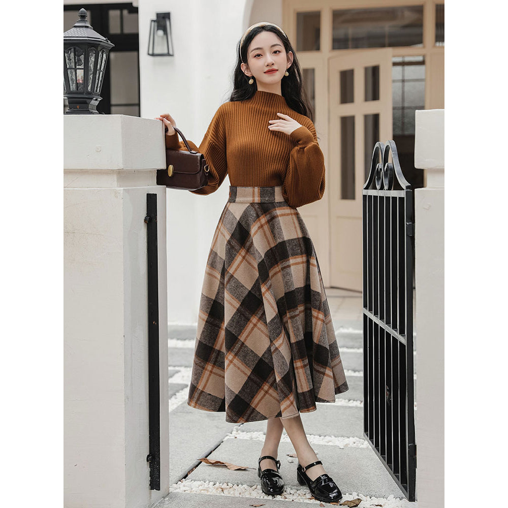 Plaid skirt outfit clearance movie