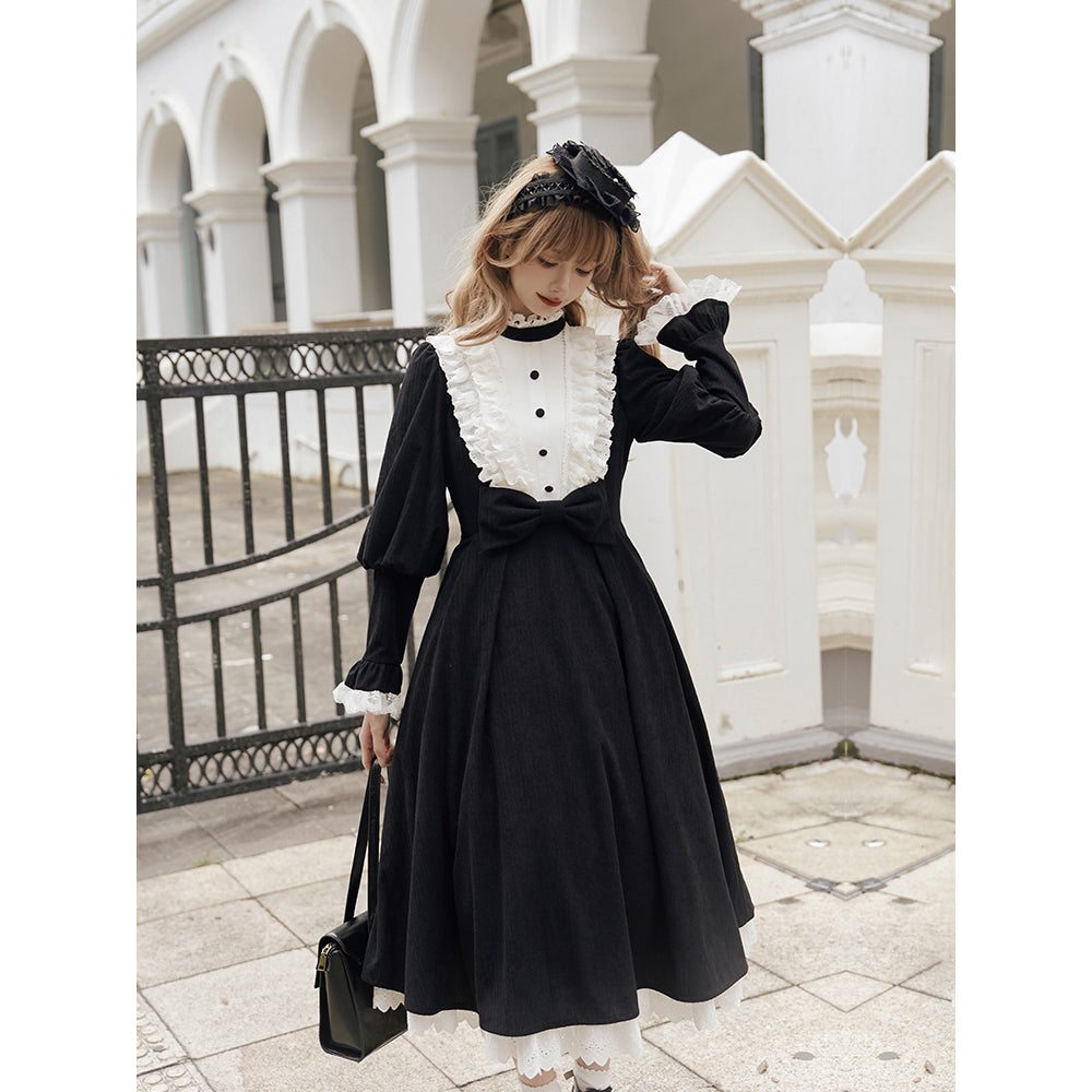 maid dress black black maid dress Classic French Maid Dress Cosplay Black Cute Costume Halloween