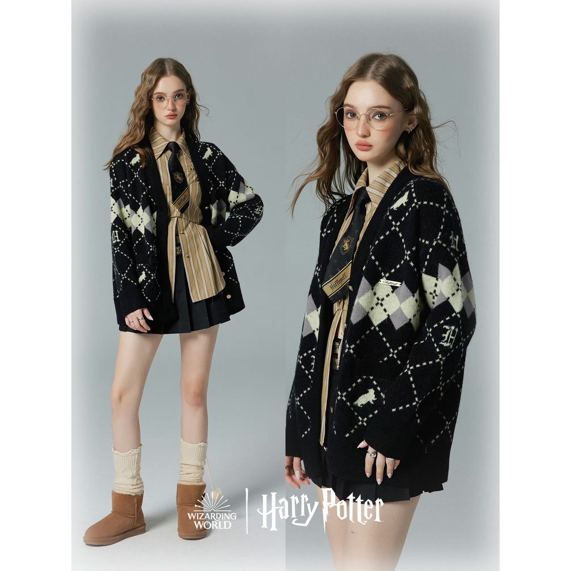 wizard school plaid knit cardigan（予約商品：30日以内に発送 ...