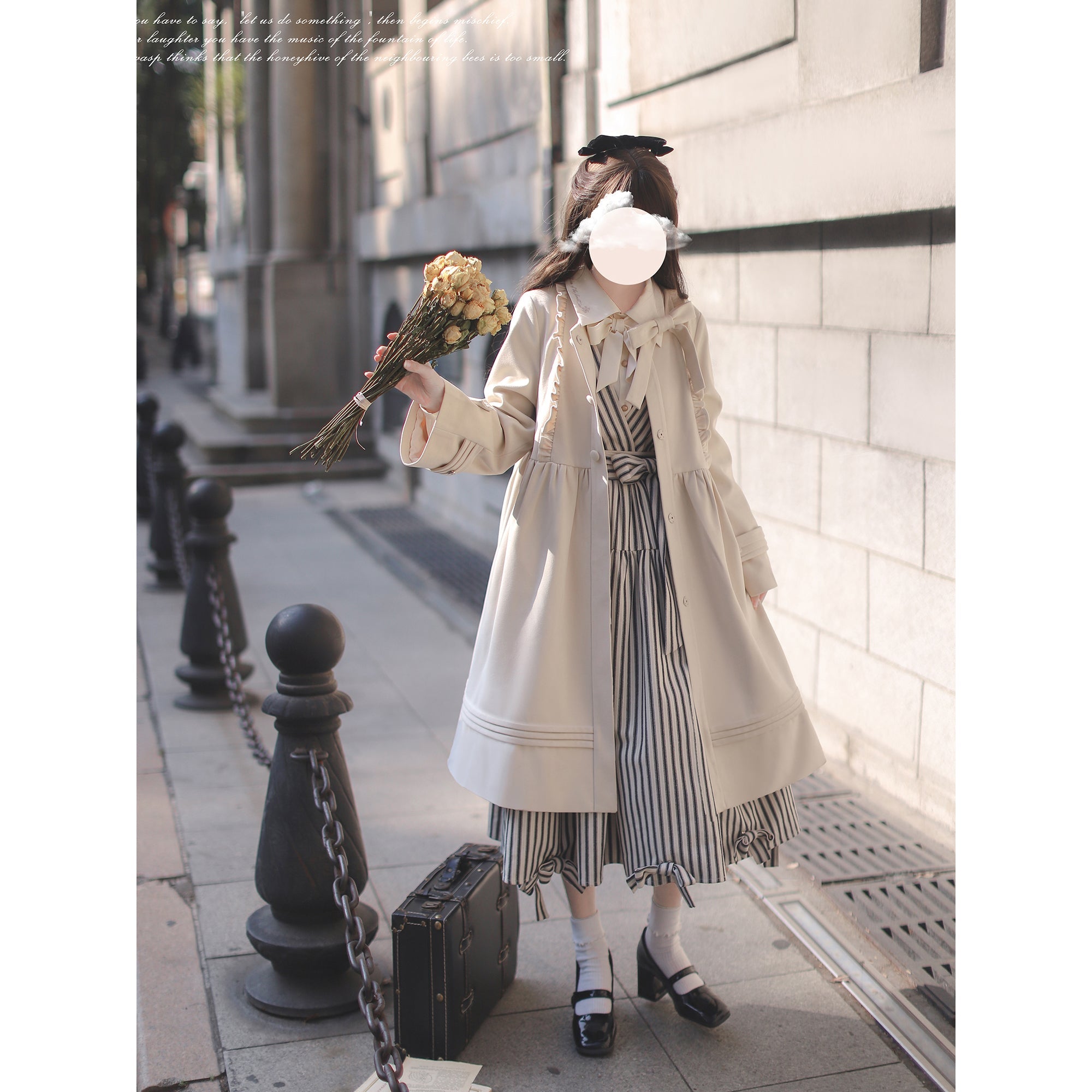 Sonata Lady's Frilled Ribbon Coat