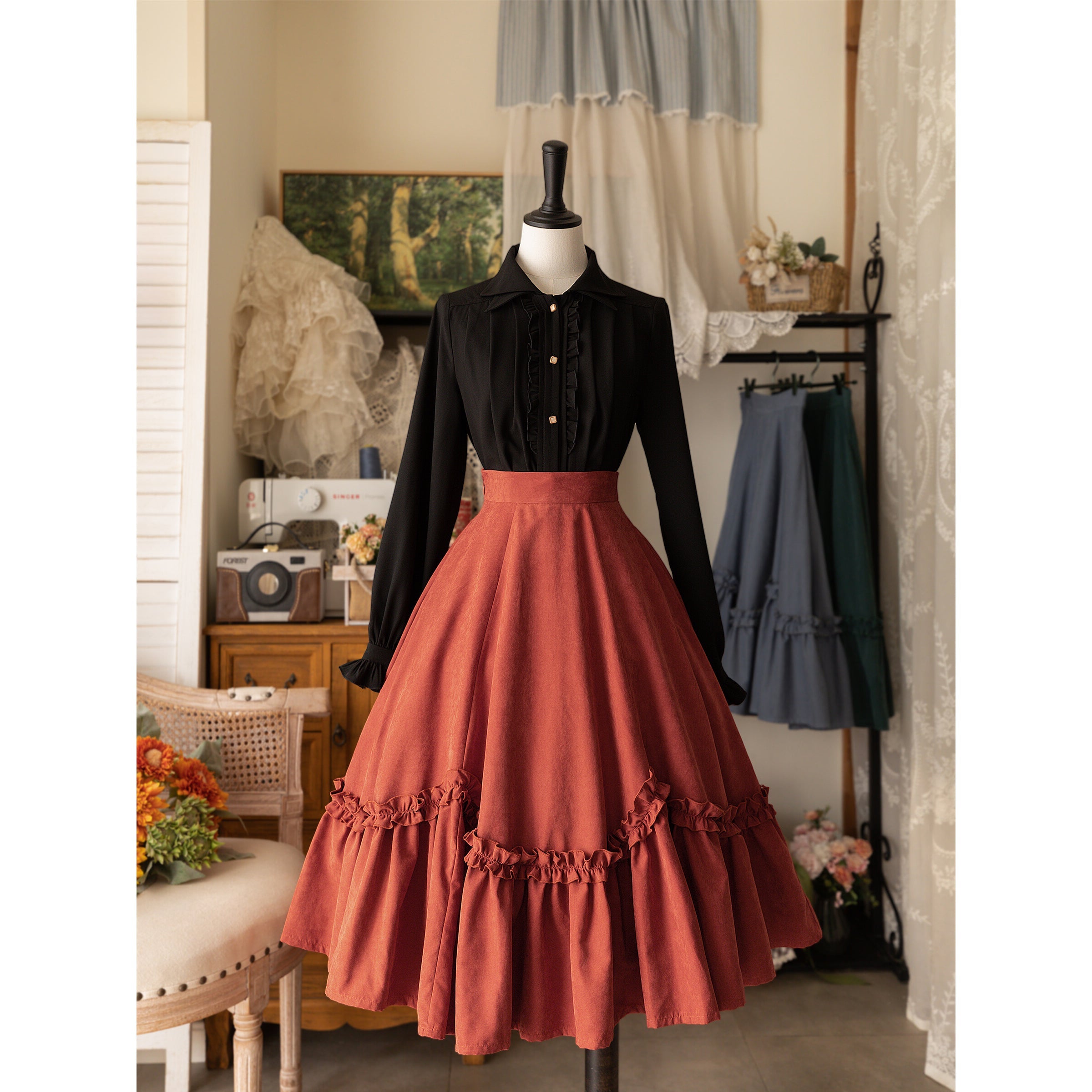 british lady ruffle blouse – remulia