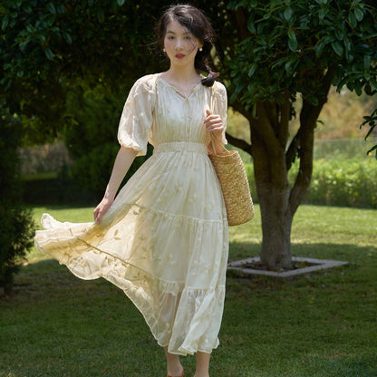 French gentle style high-end dress