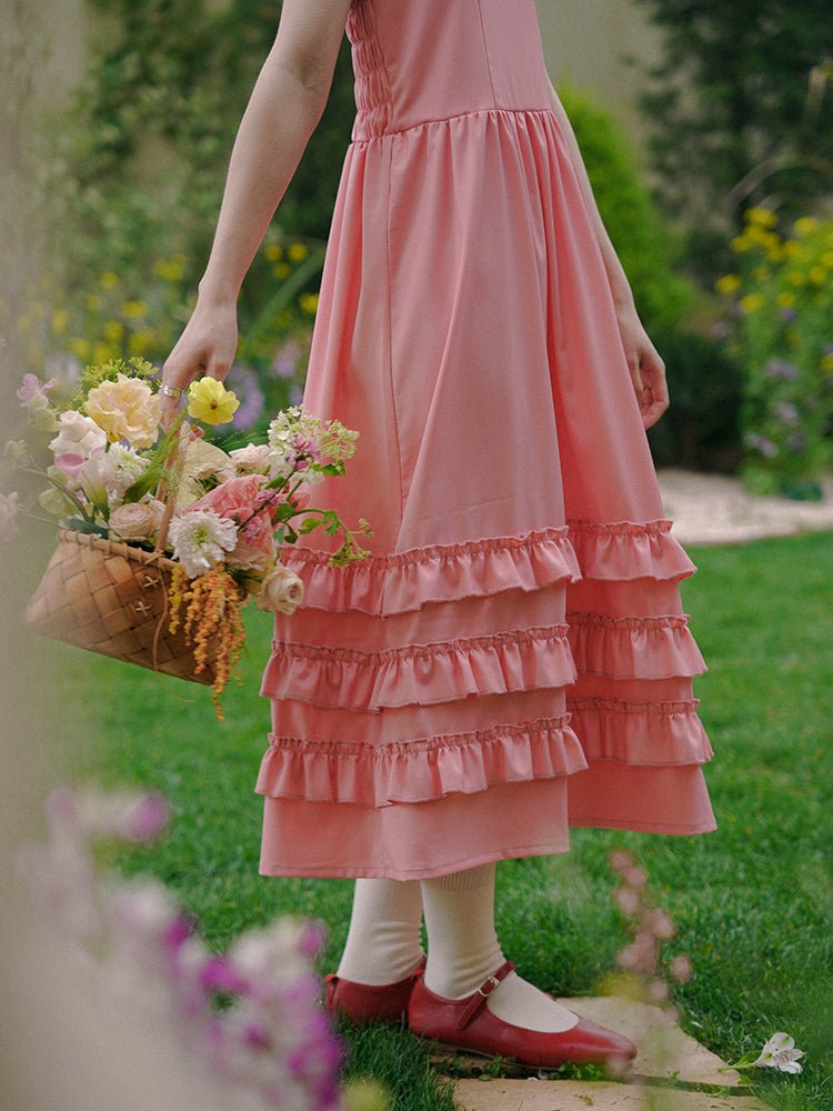 Sweet strawberry lace cami dress – remulia
