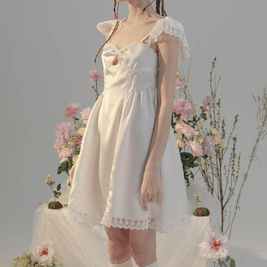 White rose bud cami dress – remulia