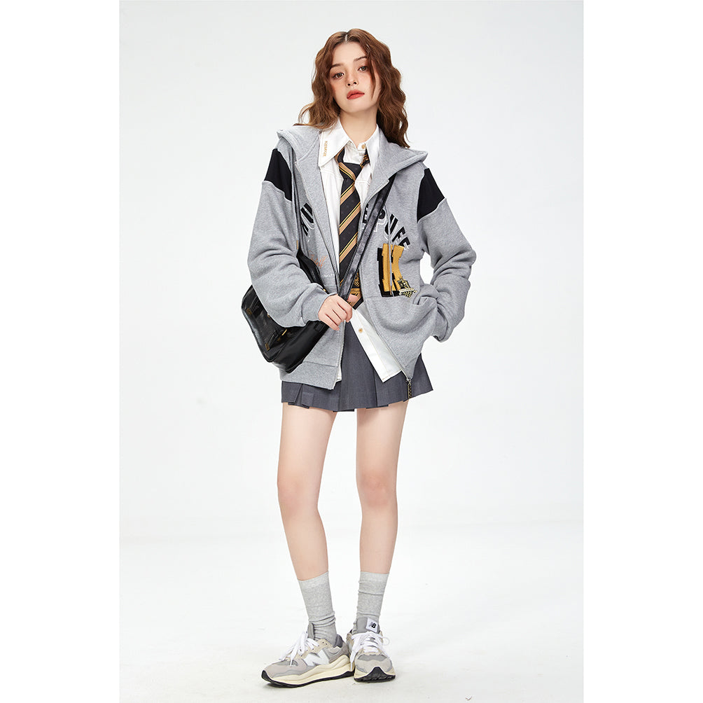 wizard school zip-up hoodie – remulia