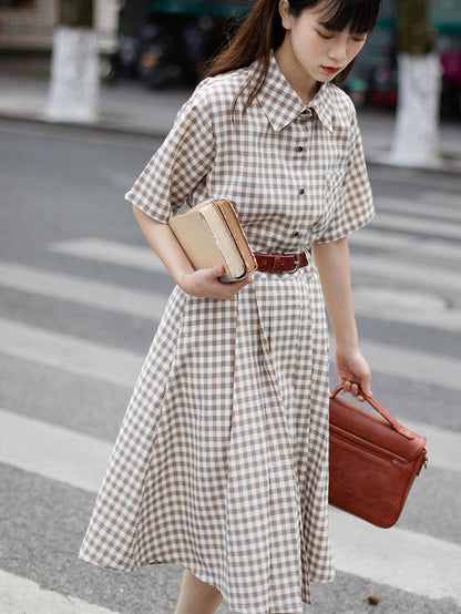 western girl literary plaid skirt