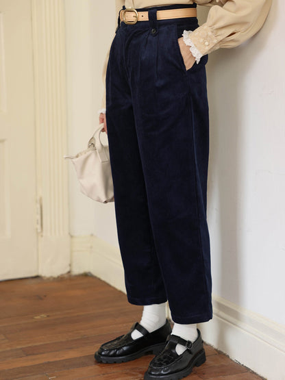 British girl's cotton cropped pants