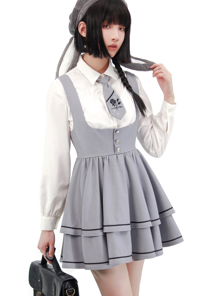 literary girl jumper skirt ＆ blouse（予約商品：30日以内に発送