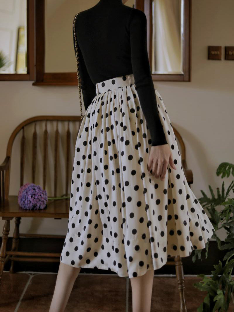 Polka dot skirt on sale ladies