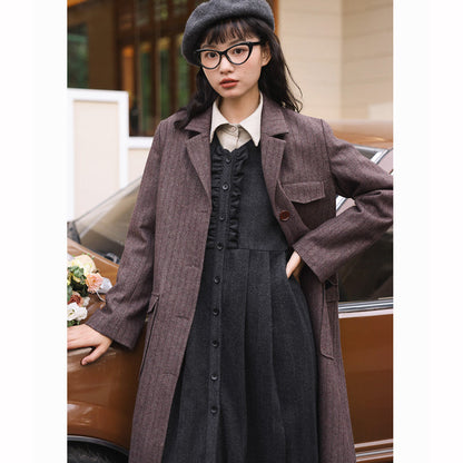 British Lady Classical wool coat
