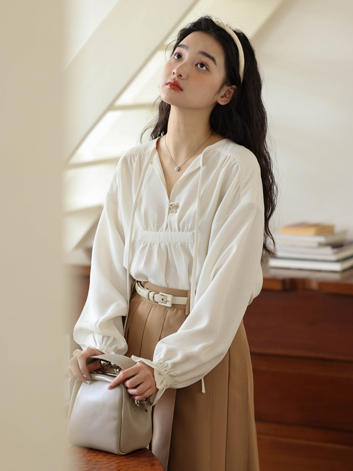 innocent lady french retro blouse