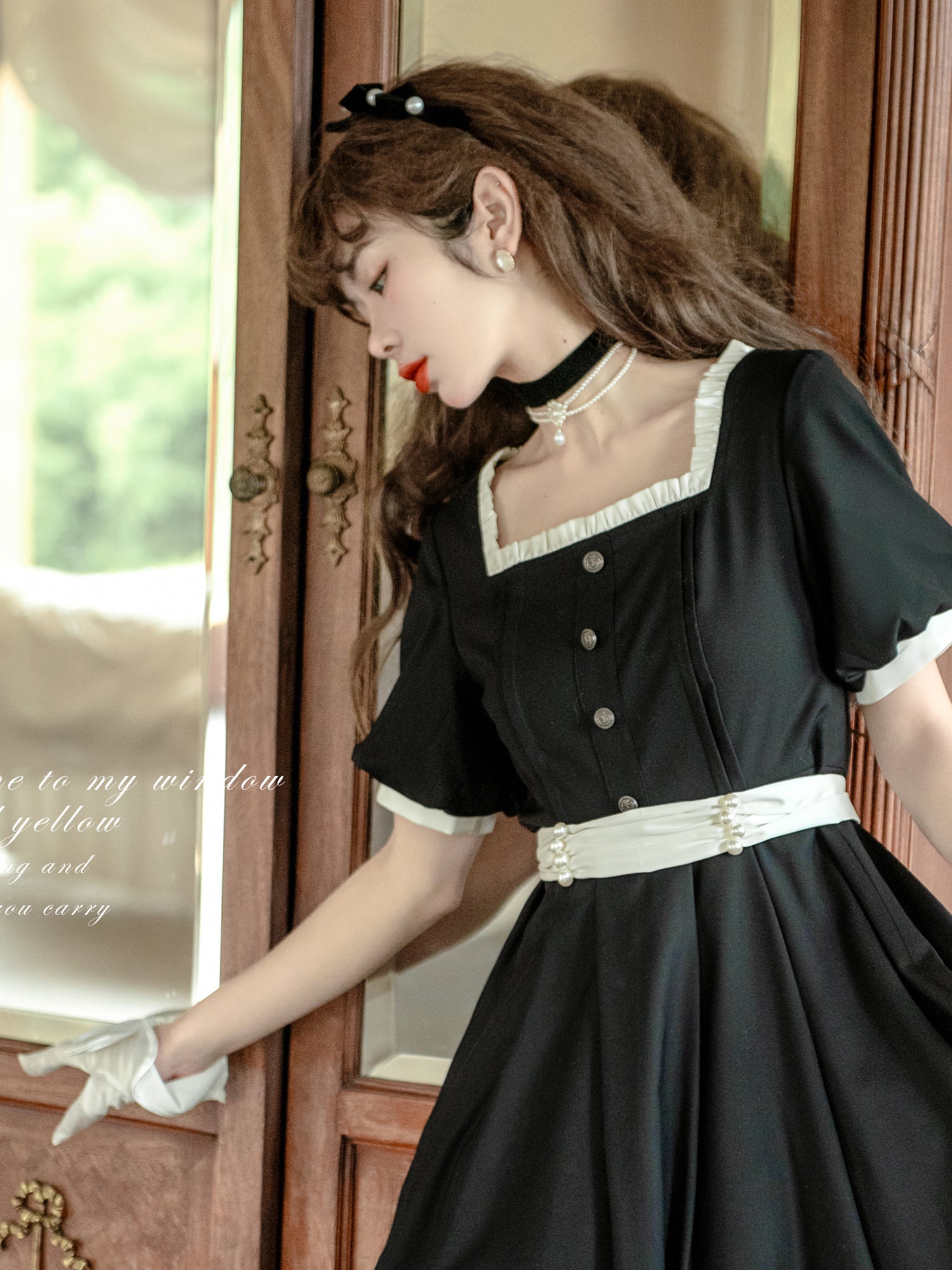 jet-black lady Literary classical dress – remulia