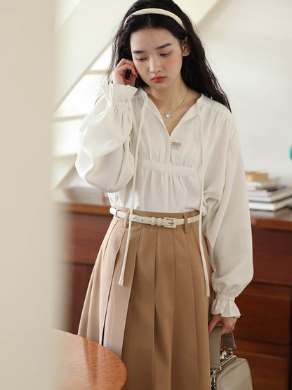 innocent lady french retro blouse