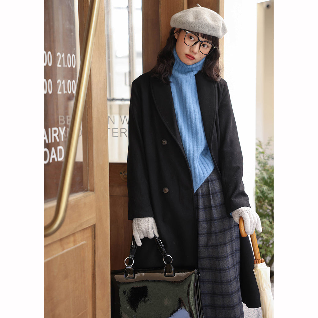 Western Lady Chester Wool Coat