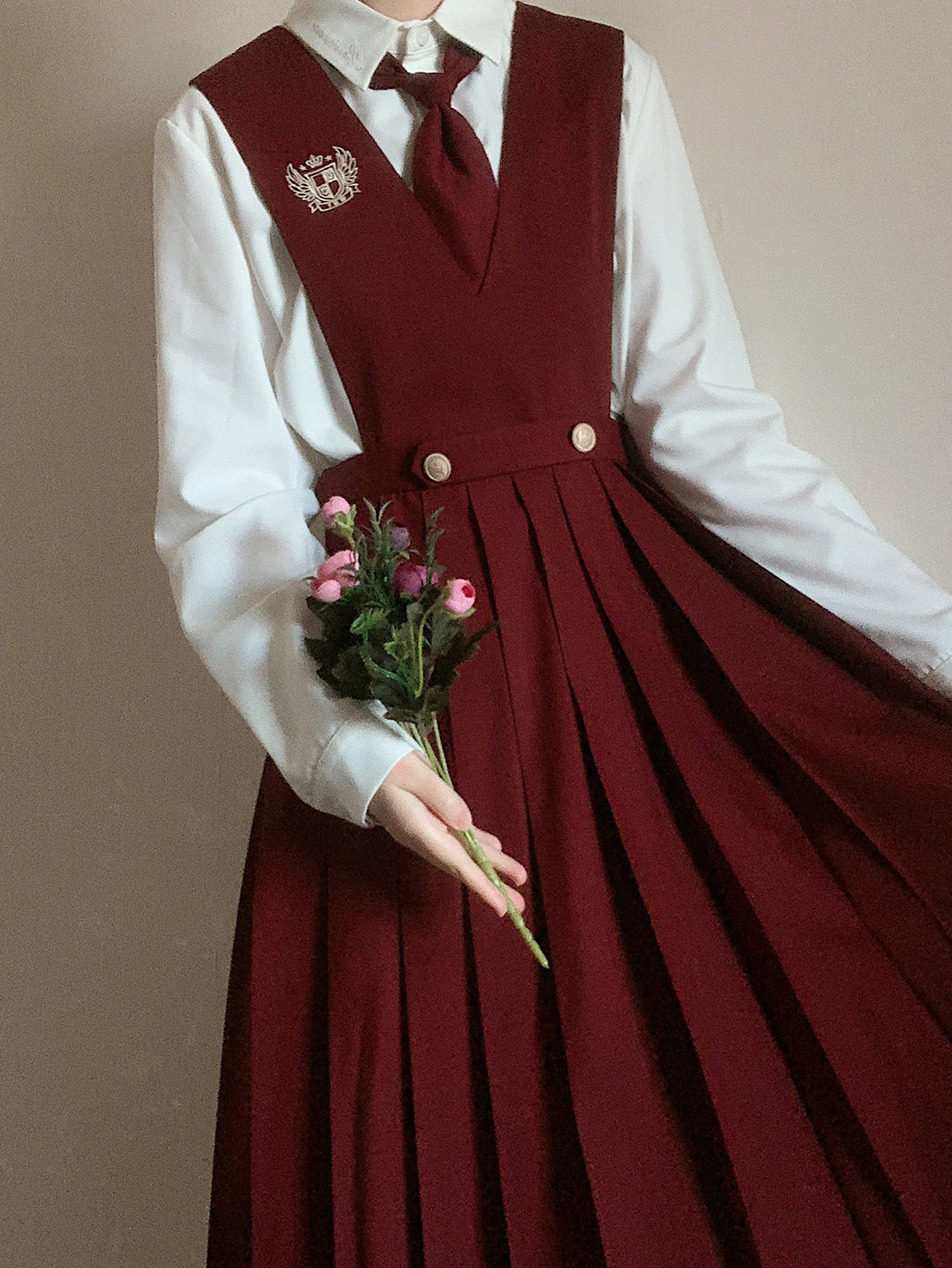 Crimson literature girl classical jumper skirt ＆ short jacket ＆  blouse（予約商品：30日以内に発送）