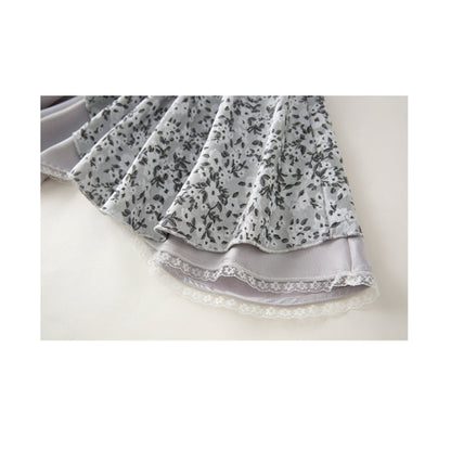 Retro multi-layer thin irregular lace sexy tutu skirt