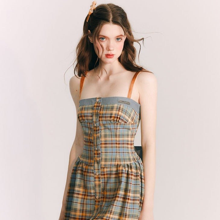 Checkered 2025 cami dress