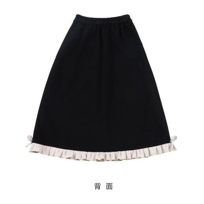 Small onion color skirt two-piece set